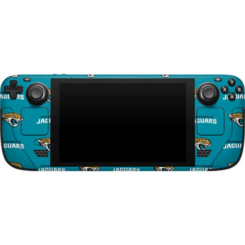 NFL Jacksonville Jaguars Blitz Series Steam Deck Handheld Gaming Computer Skin
